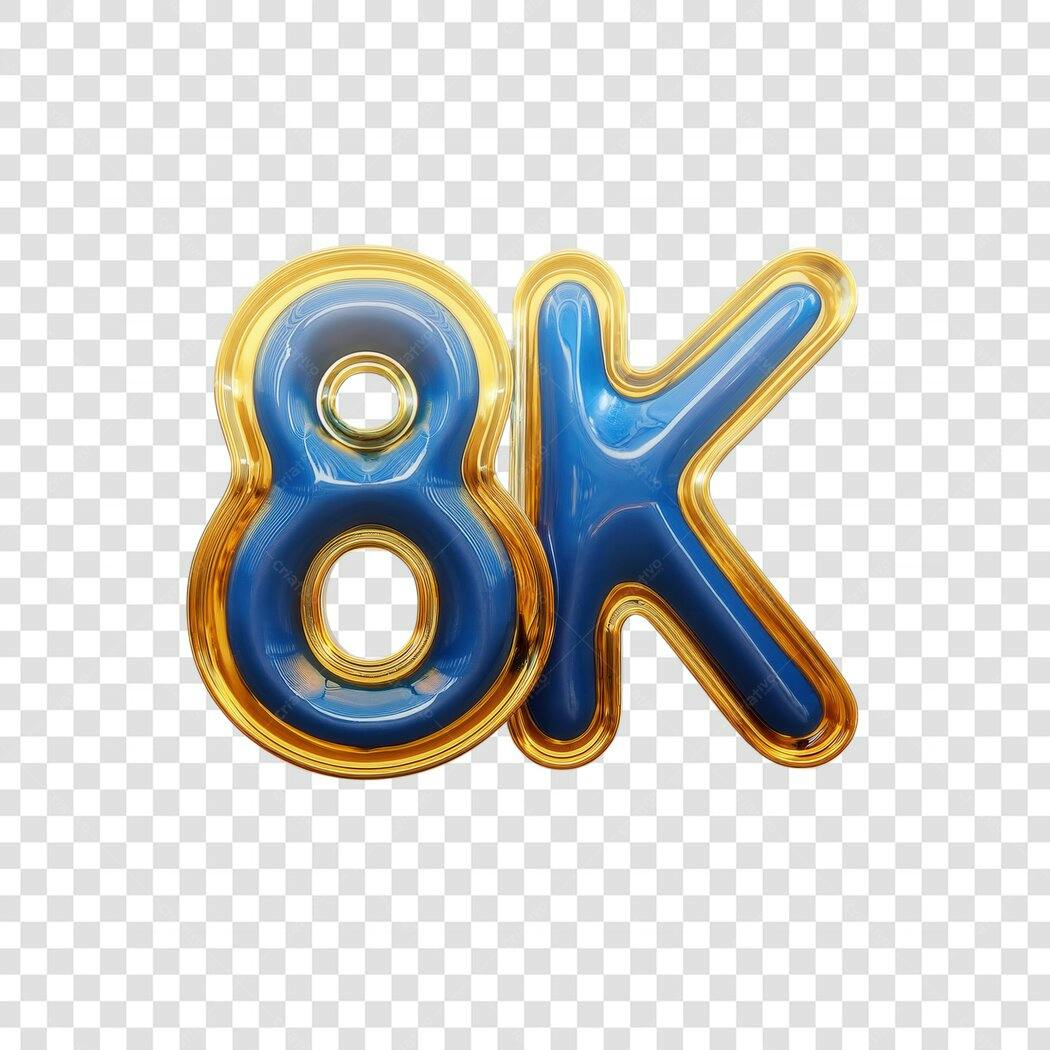 Post Instagram 8k Seguidores PNG com fundo transparente