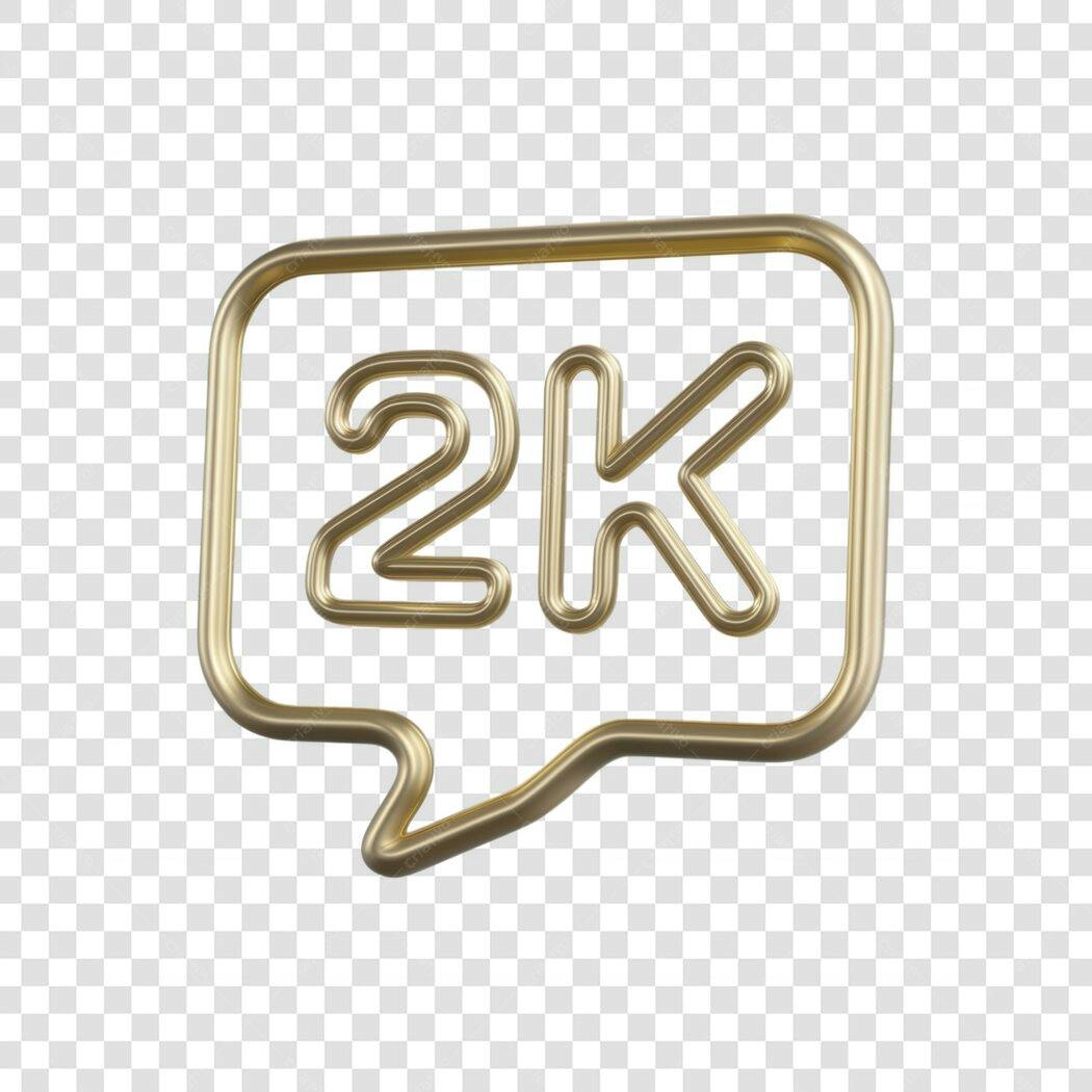 Icone 2K Seguidores PNG com fundo transparente