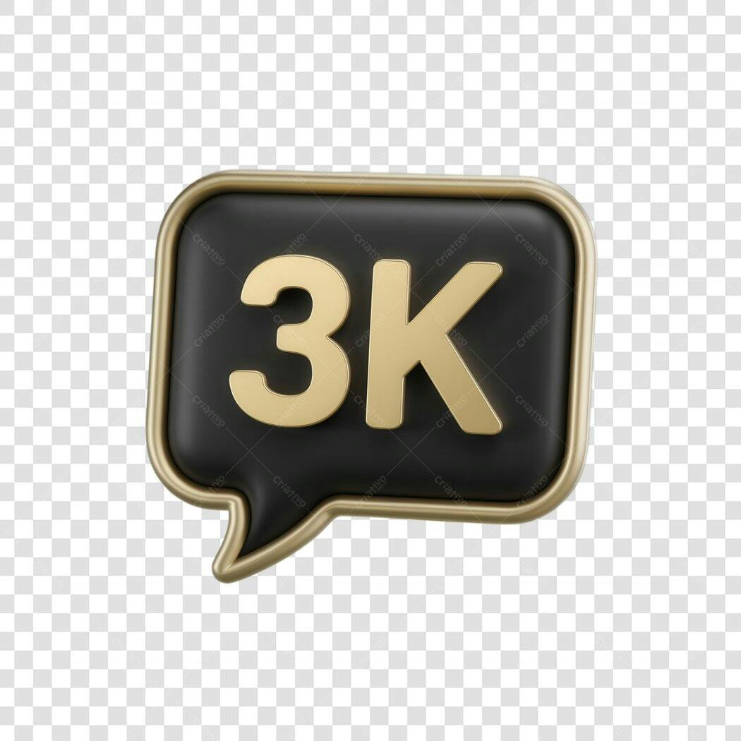 Post Instagram 3K Seguidores PNG com fundo transparente