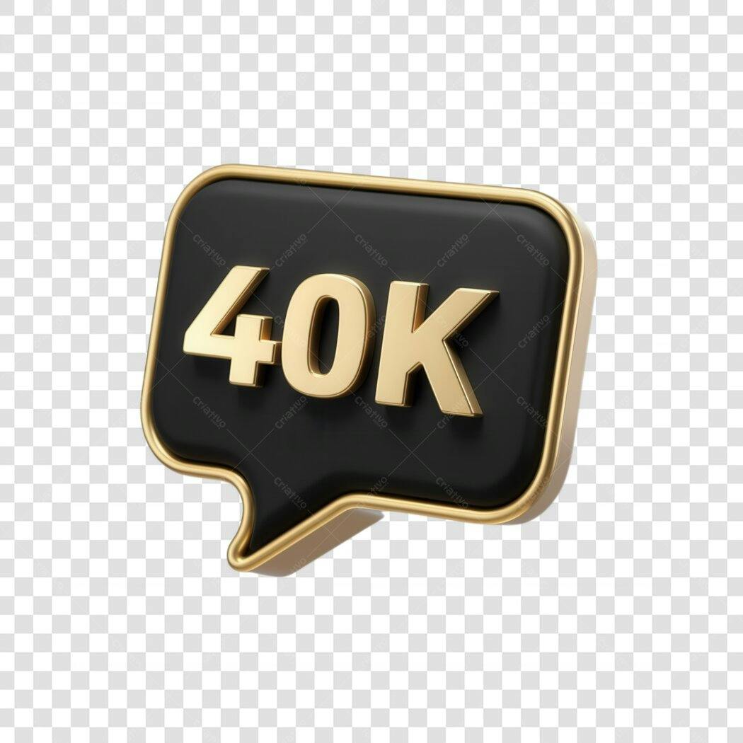 Post Instagram 40 mil seguidores PNG com fundo transparente