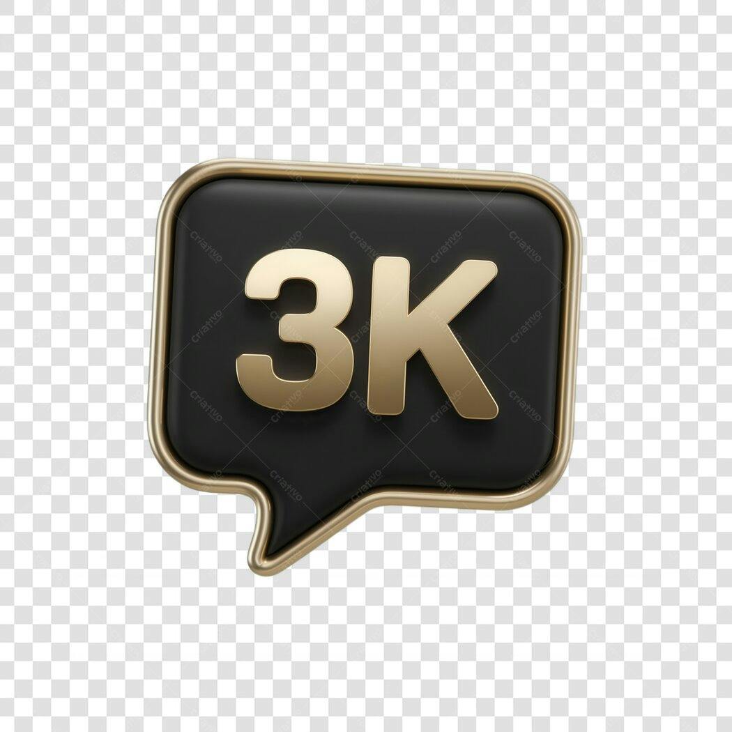 Post Instagram 3K Seguidores PNG com fundo transparente