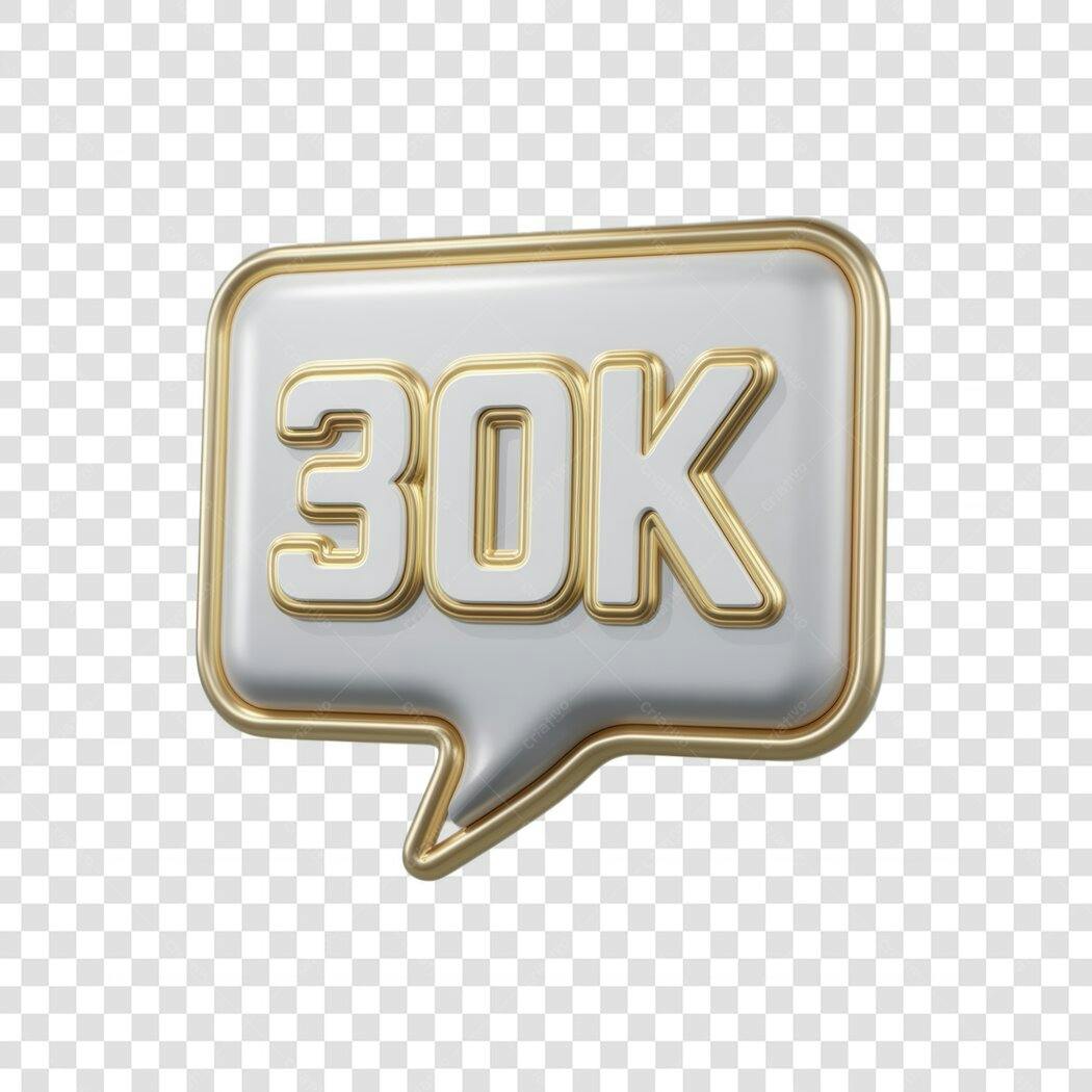 Post Instagram 30k Seguidores PNG com fundo transparente
