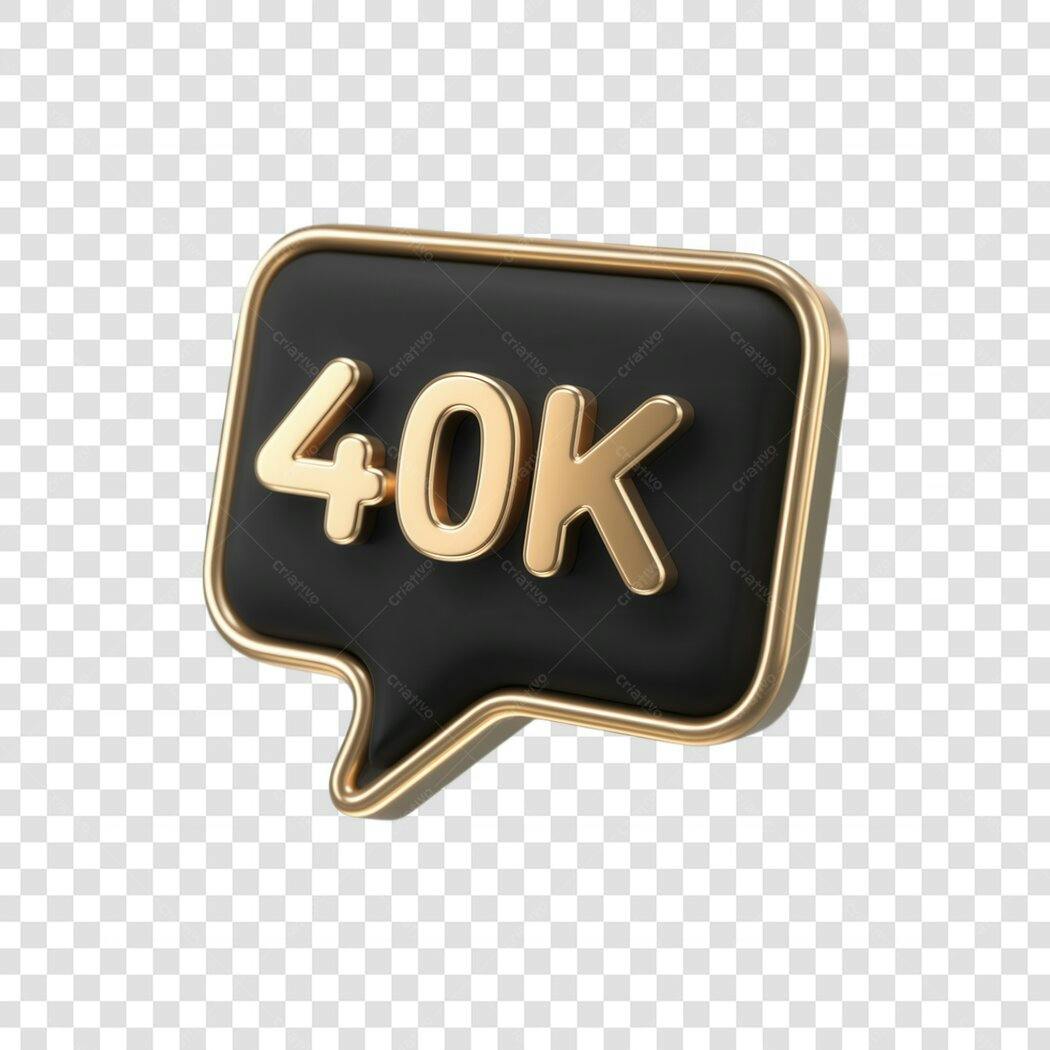 Post Instagram 40k Seguidores PNG com fundo transparente