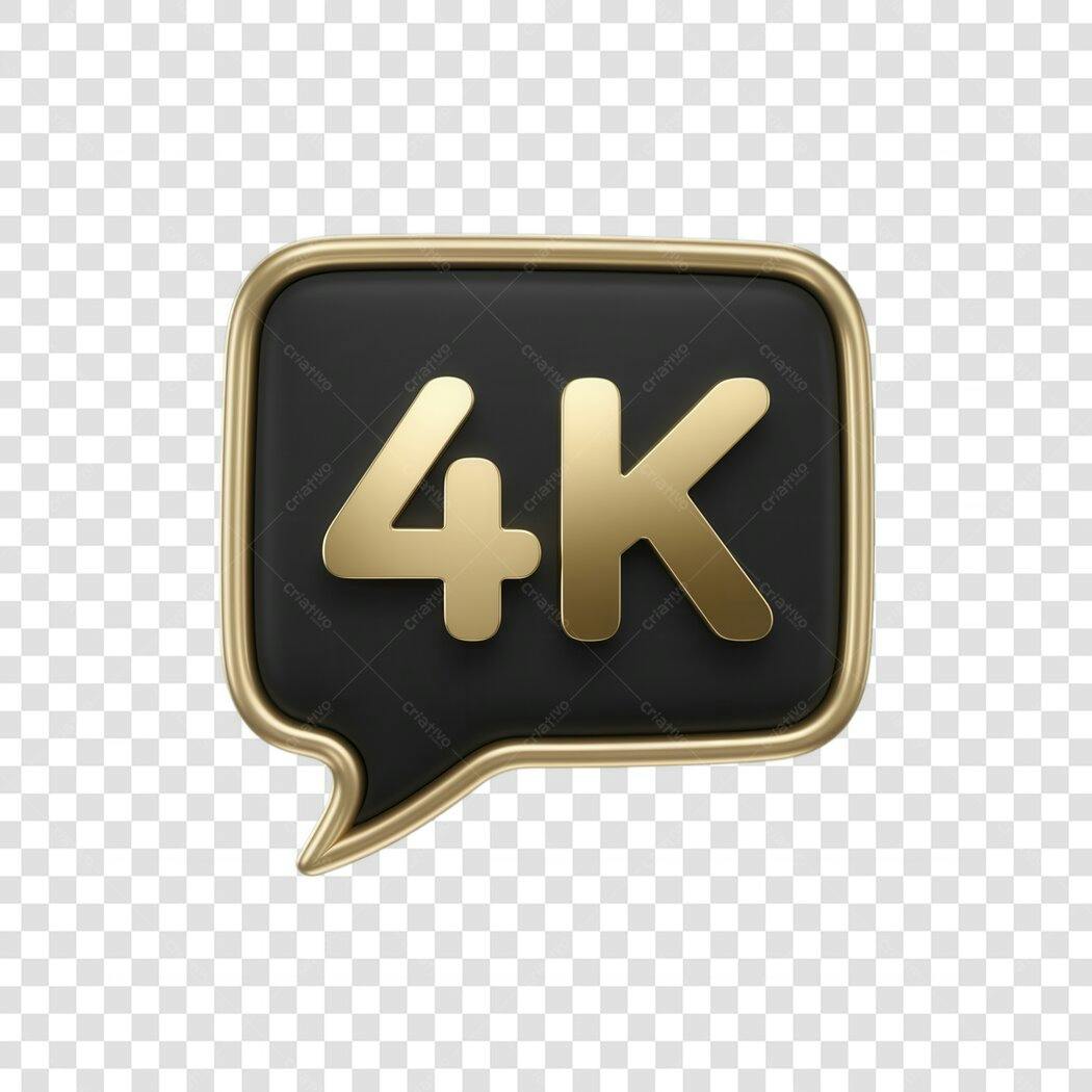Logo 4K PNG com fundo transparente