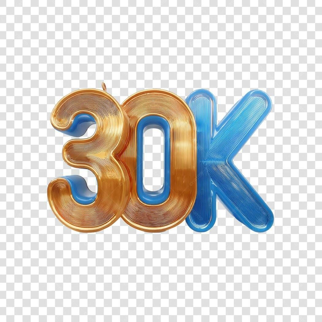 Post Instagram 30 mil seguidores PNG com fundo transparente