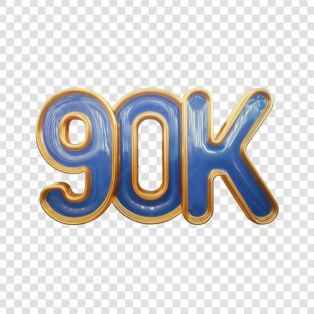 Post Instagram 90 mil seguidores PNG com fundo transparente