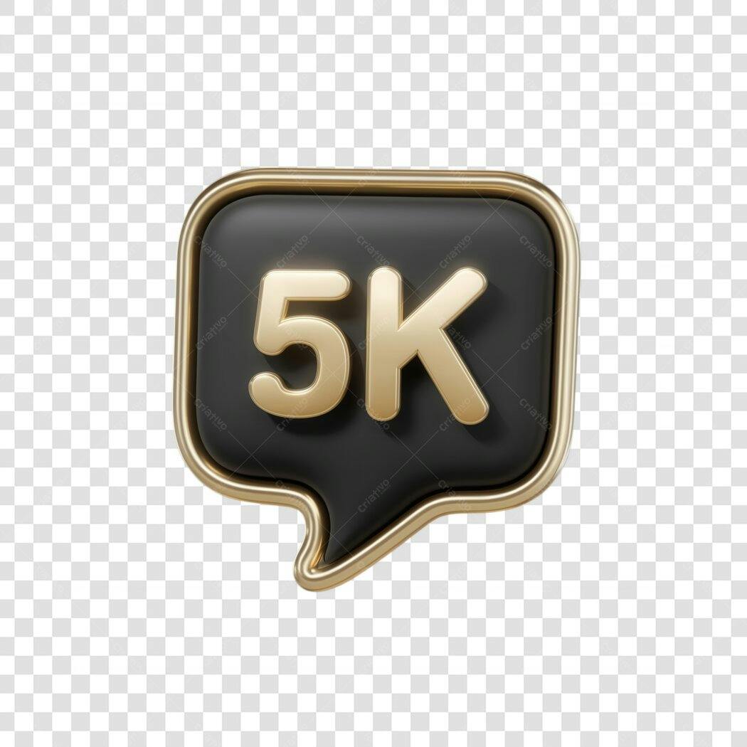 Post Instagram 5k Seguidores PNG com fundo transparente