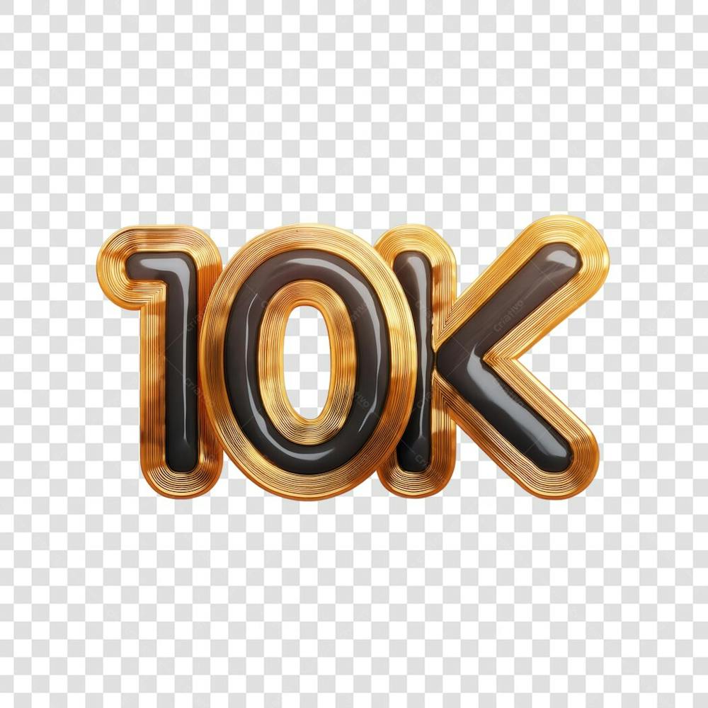3D render 10K Seguidores Instagram Número Elemento para Composição  png (10)