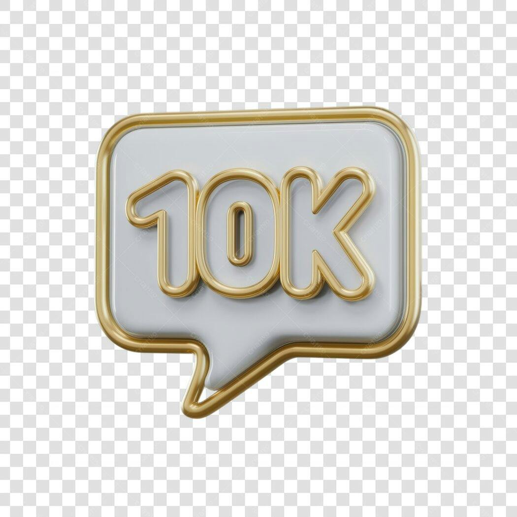 Post Instagram 10k Seguidores PNG com fundo transparente