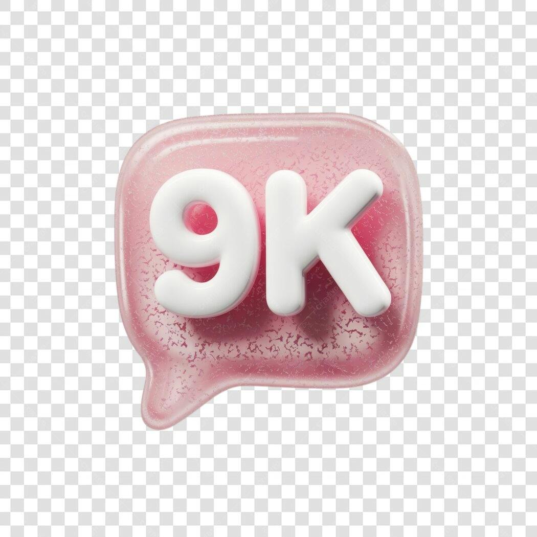 Post Instagram 9K Seguidores PNG com fundo transparente