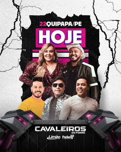 É Hoje 22Mar - Cavaleiros do Forró