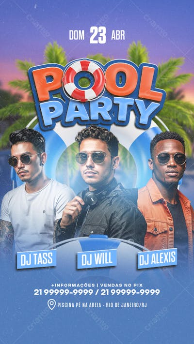 Story_Flyer Pool Party
