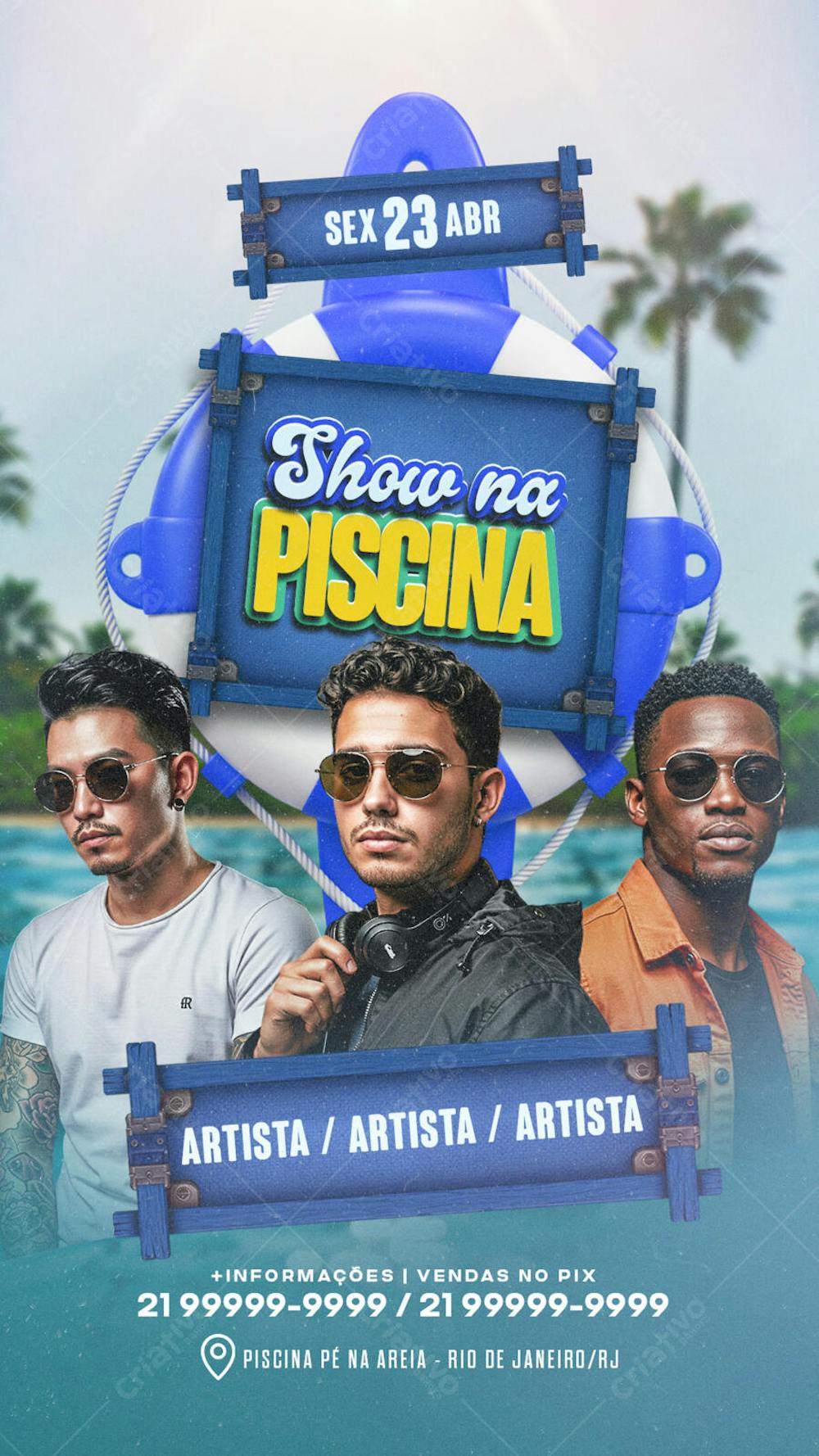 Story_Flyer Show na Piscina