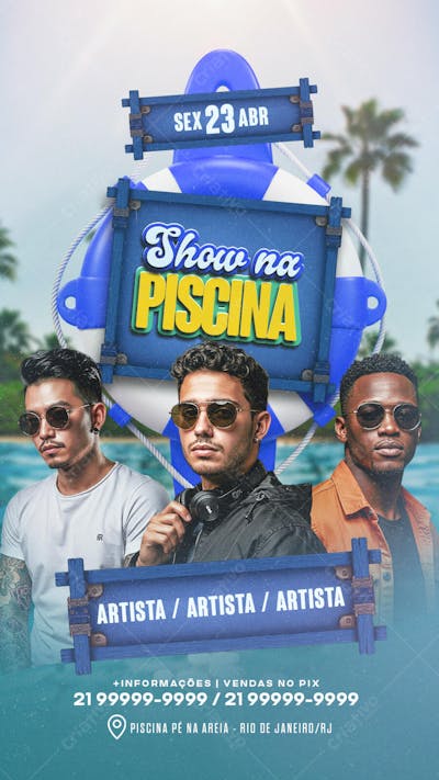 Story_Flyer Show na Piscina