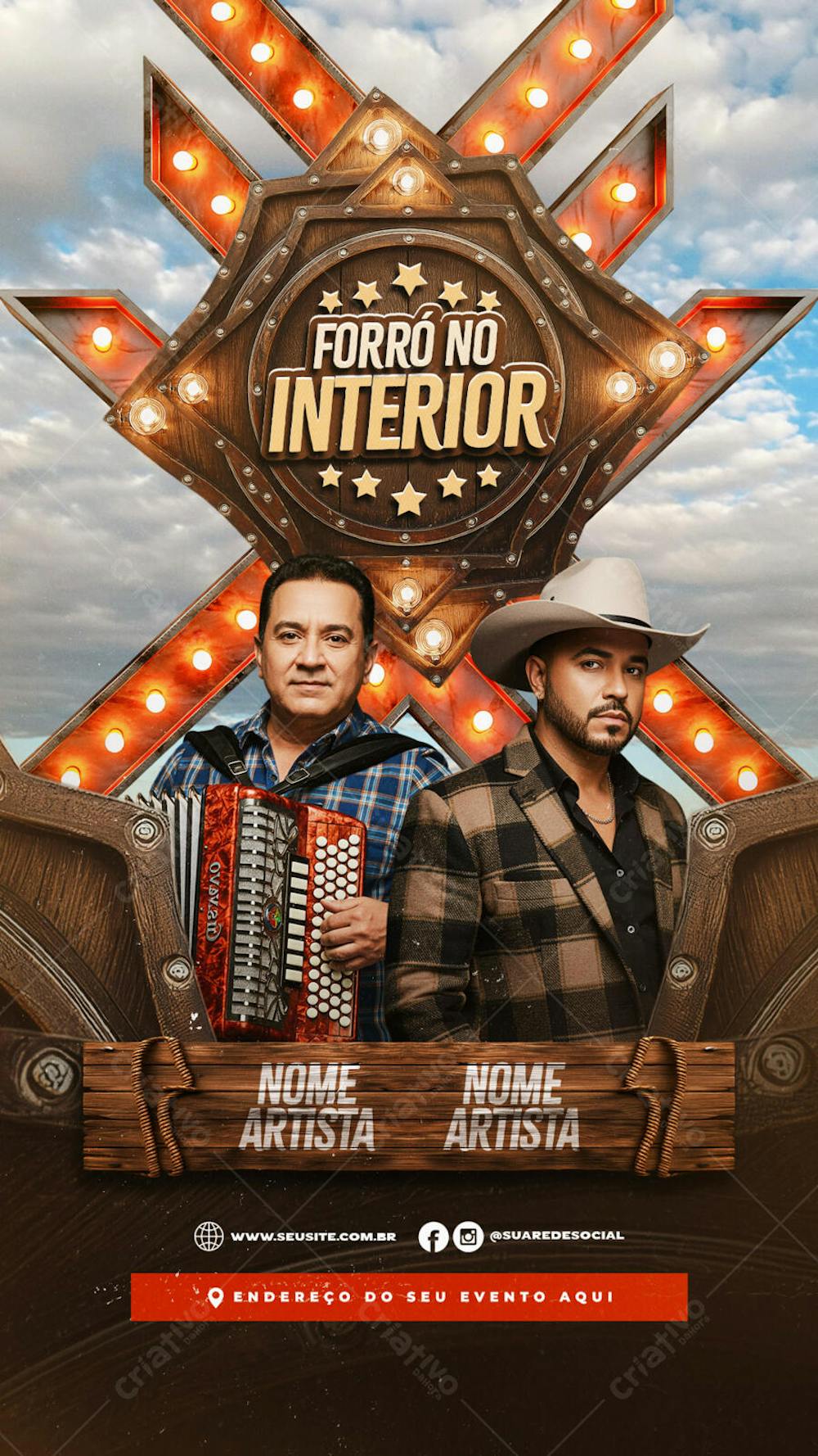 Story_Flyer Forro no Interior