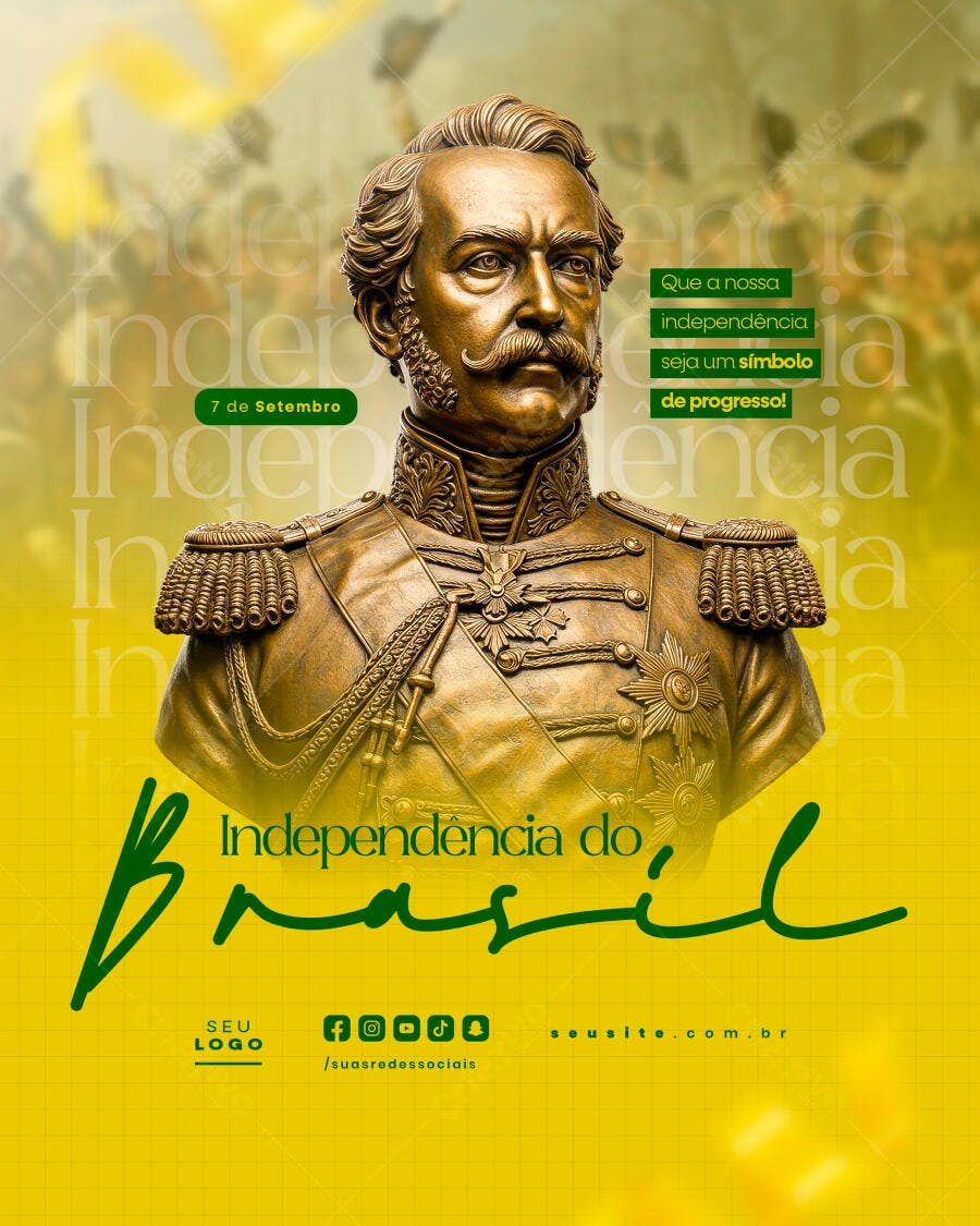 Flyer 7 de Setembro PSD Editável