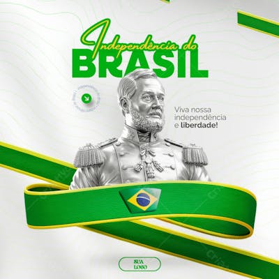 07 de Setembro Dia da Independência do Brasil Social Media PSD Editável (8)