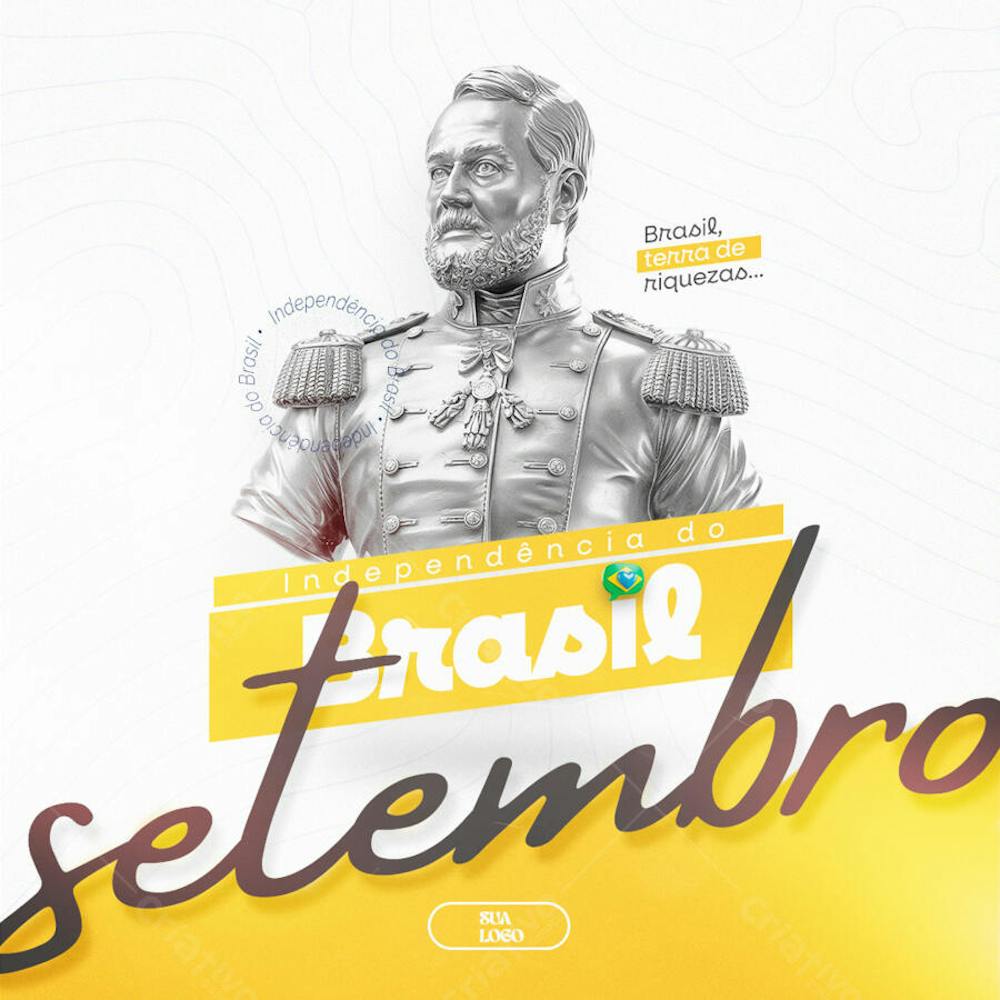 07 de Setembro Dia da Independência do Brasil Social Media PSD Editável (9)