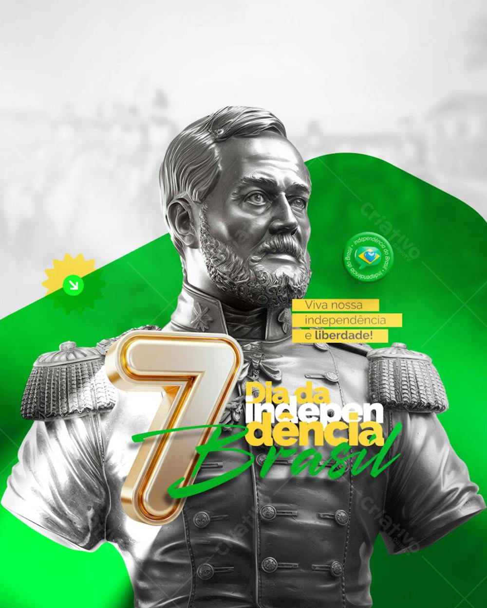 07 de Setembro Dia da Independência do Brasil Social Media PSD Editável (12)