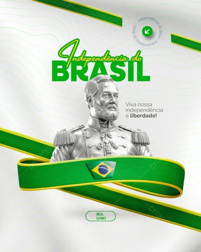 07 de Setembro Dia da Independência do Brasil Social Media PSD Editável (18)