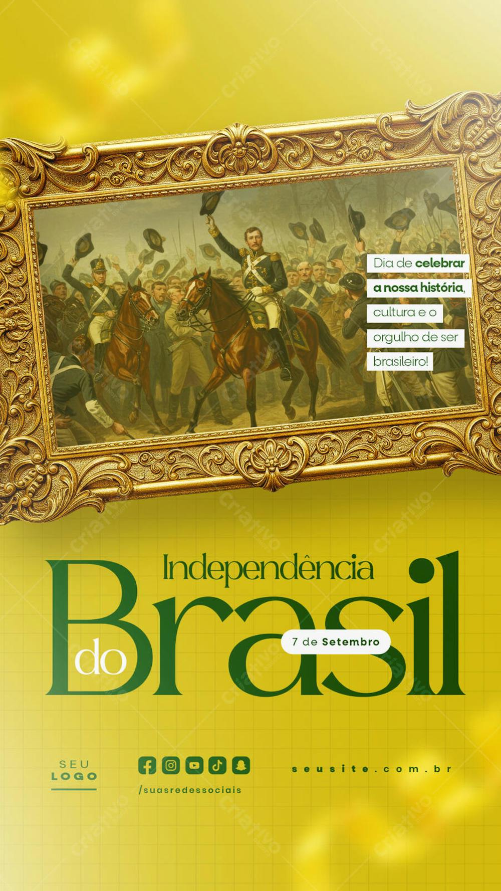 Independência do Brasil 7 de Setembro Story social media editável  (21)