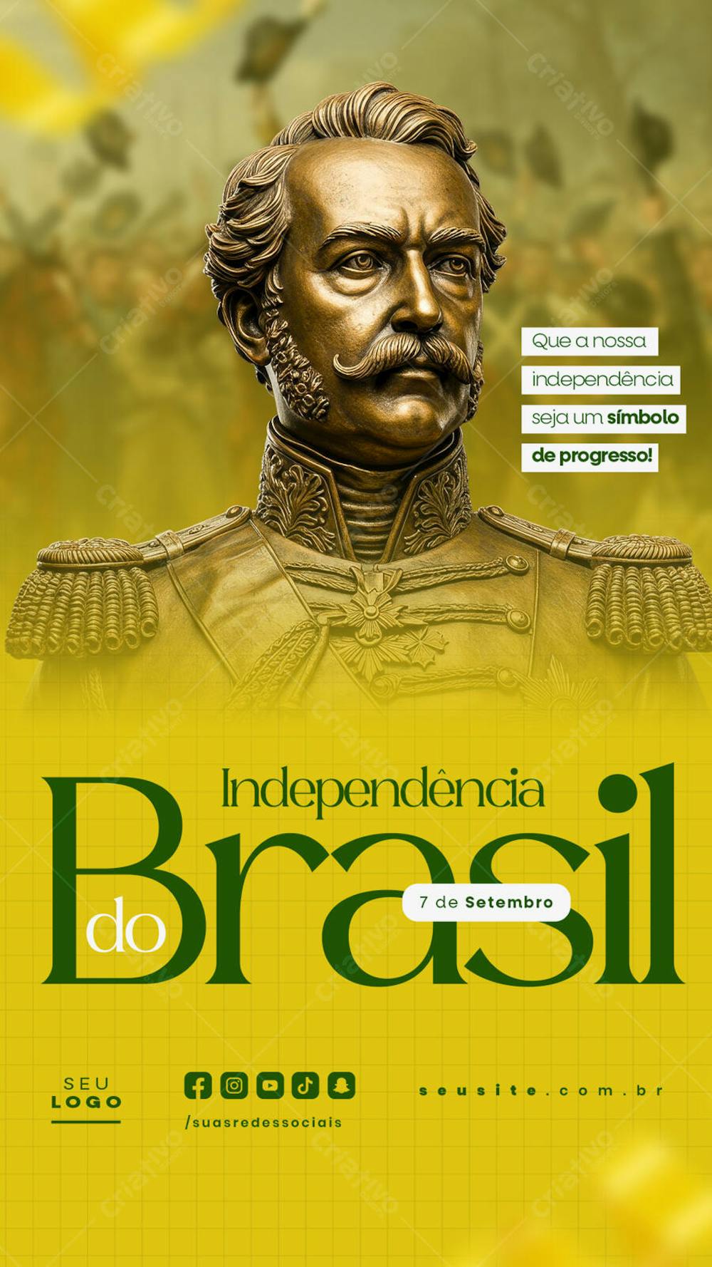 Independência do Brasil 7 de Setembro Story social media editável  (19)