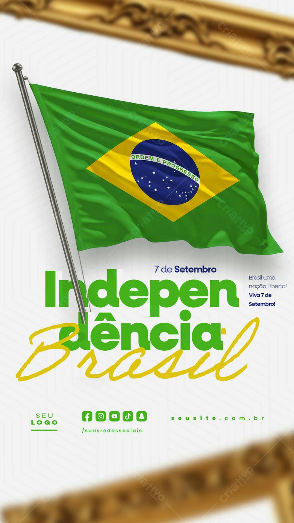 Independência do Brasil 7 de Setembro Story social media editável  (5)