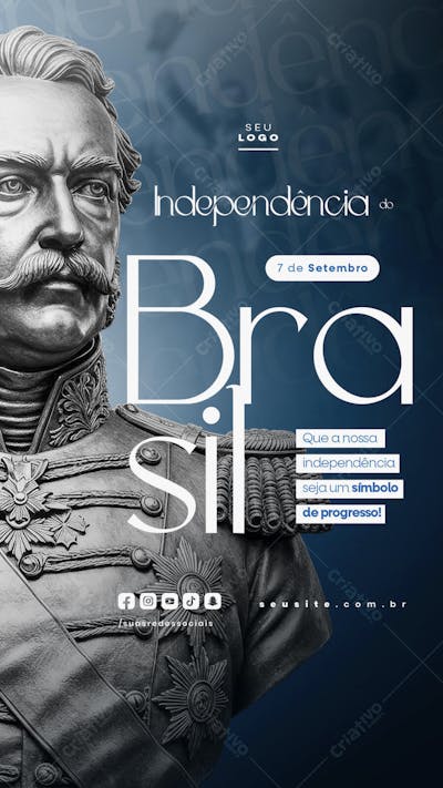 Independência do Brasil 7 de Setembro Story social media editável  (26)