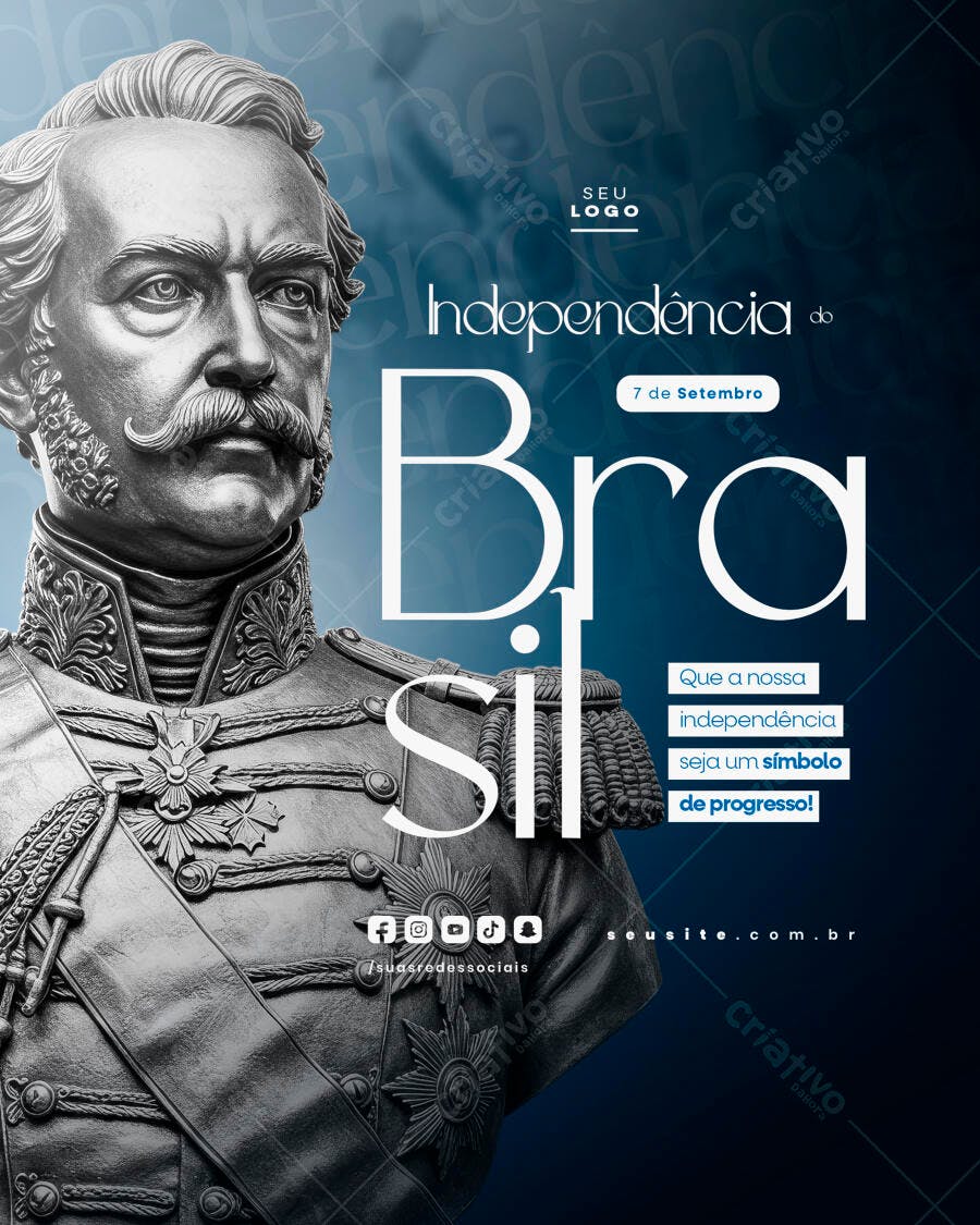 PSD para o 7 de Setembro PSD Editável