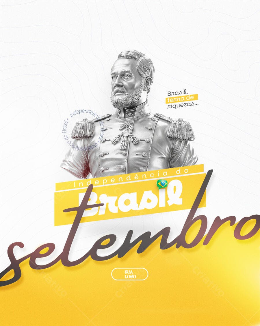 Flyer 7 de Setembro PSD Editável