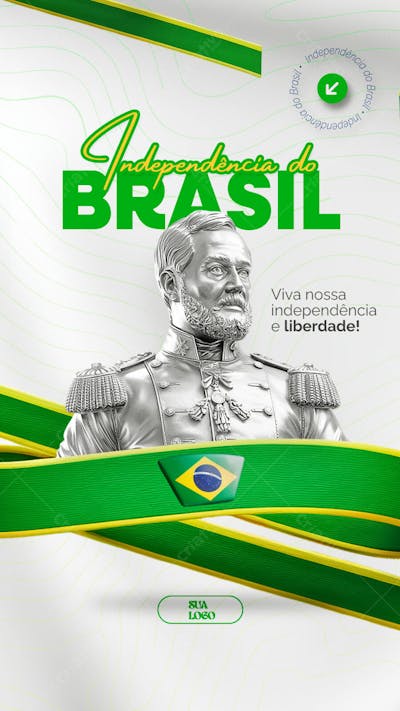 07 de Setembro Dia da Independência do Brasil Social Media PSD Editável (28)