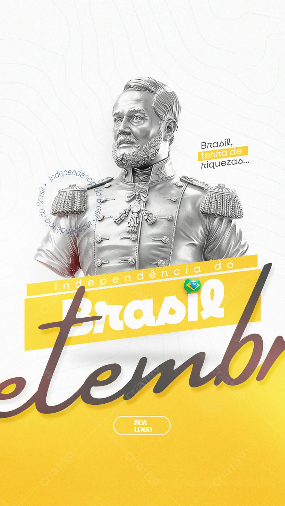 07 de Setembro Dia da Independência do Brasil Social Media PSD Editável (29)