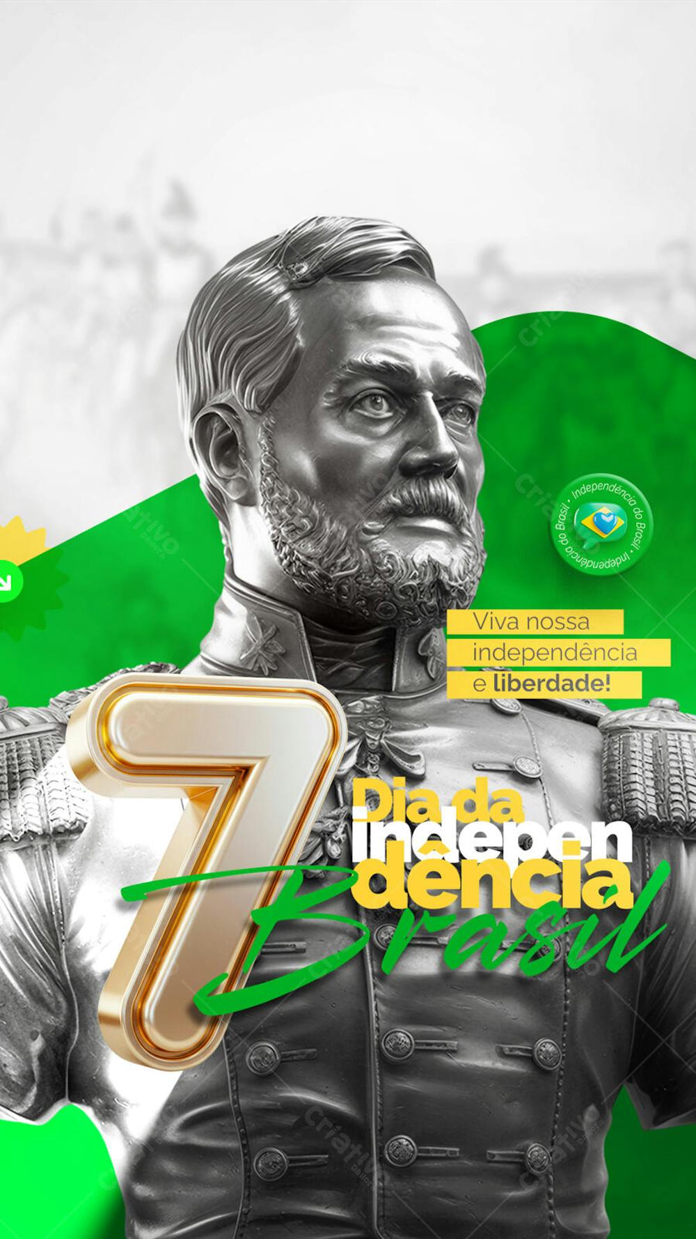 07 de Setembro Dia da Independência do Brasil Social Media PSD Editável (22)