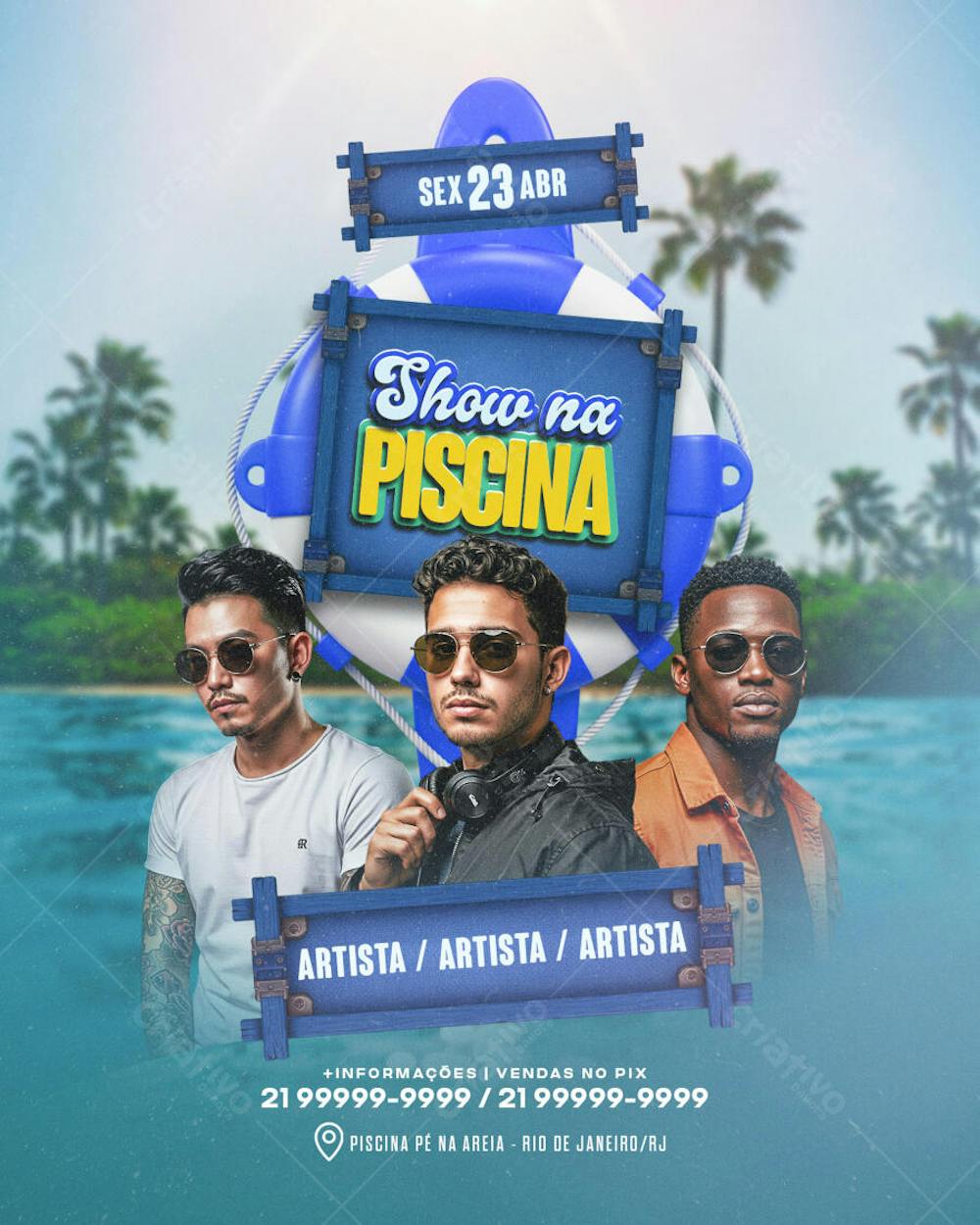 Feed_Flyer Show na Piscina