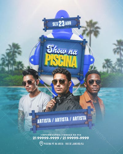 Feed_Flyer Show na Piscina