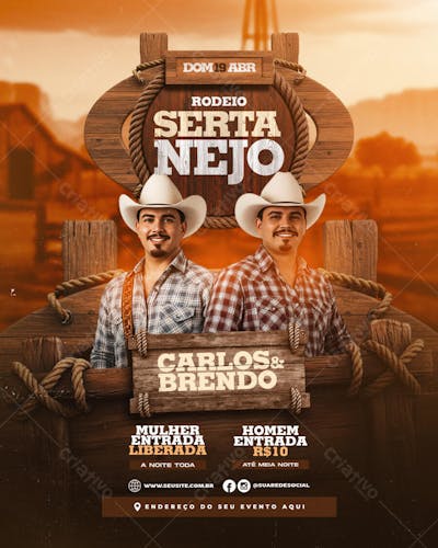 Feed_Flyer Rodeio Sertanejo