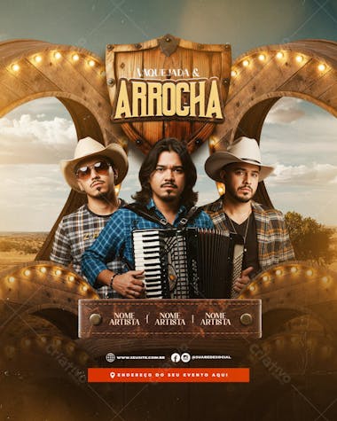 Feed_Flyer Vaquejada & Arrocha