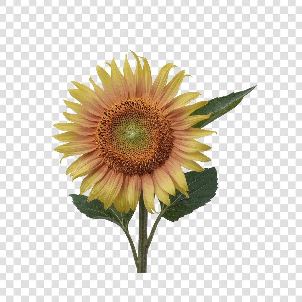 PNG Girassol para Post Instagram com fundo transparente