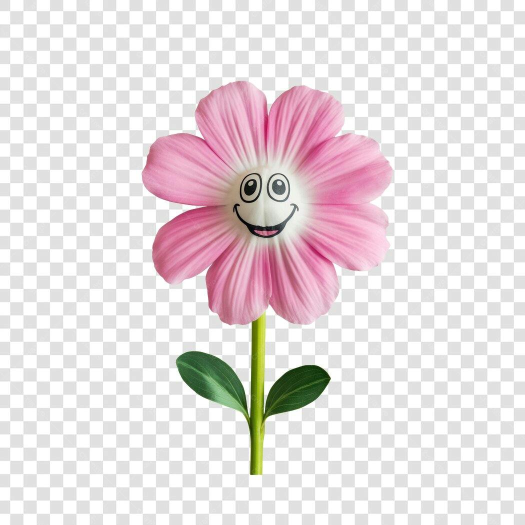 Post Instagram Flor Sorridente PNG com fundo transparente