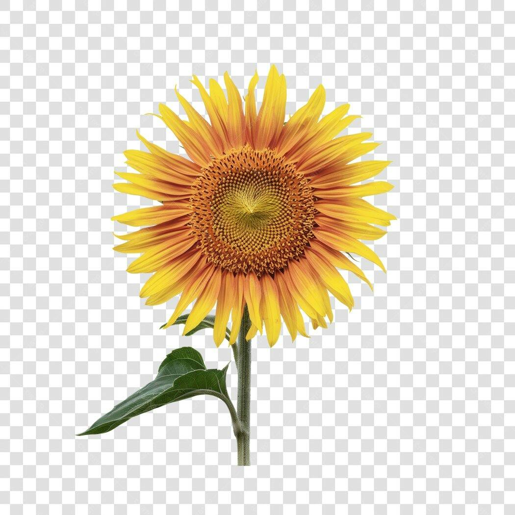 Imagem PNG Girassol Amarelo com fundo transparente