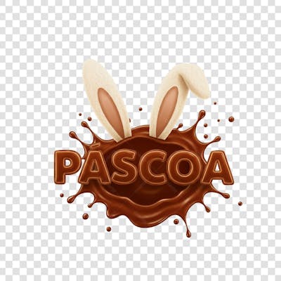 SELO 3D Páscoa png transparente (5)