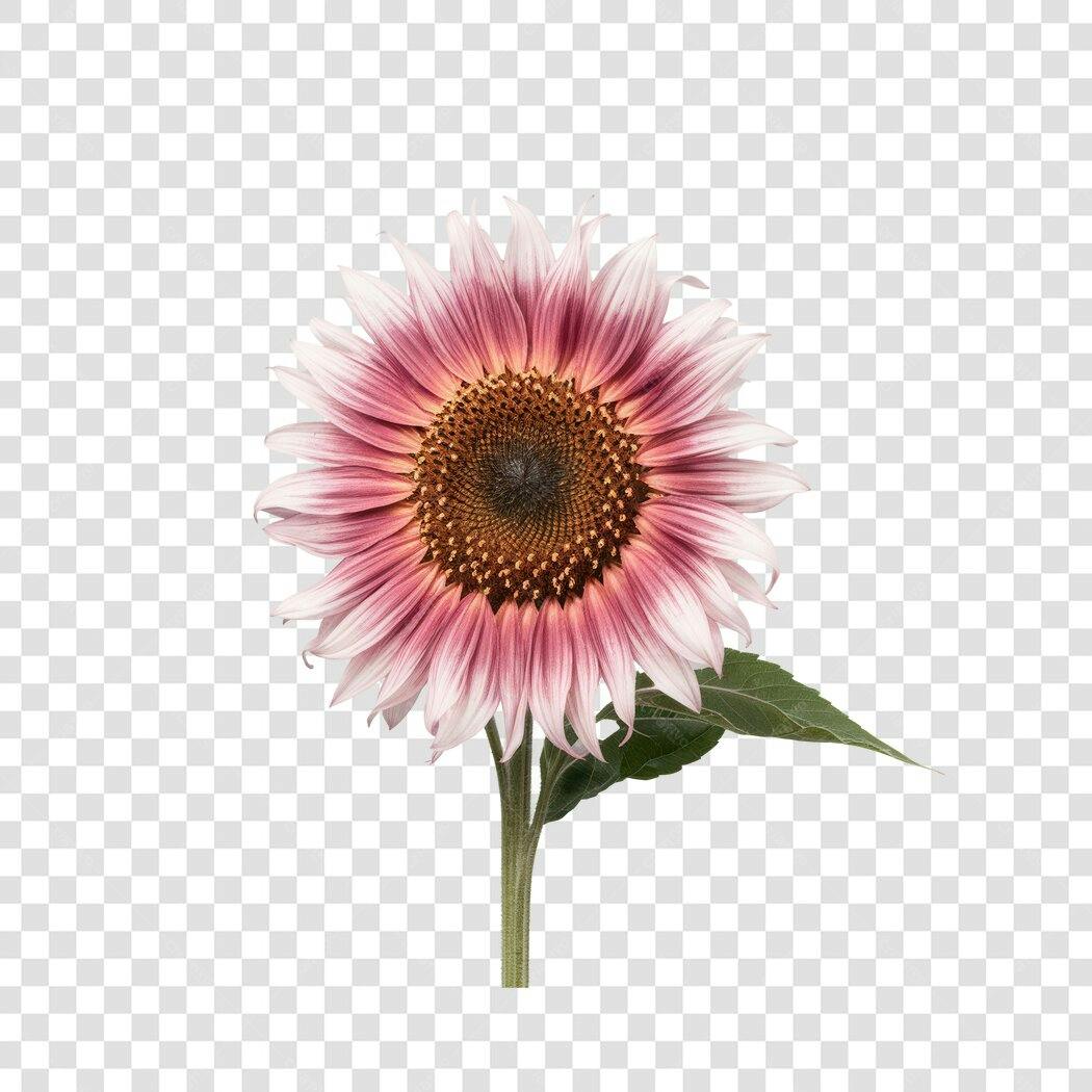 Post Instagram Girassol Rosa PNG com fundo transparente