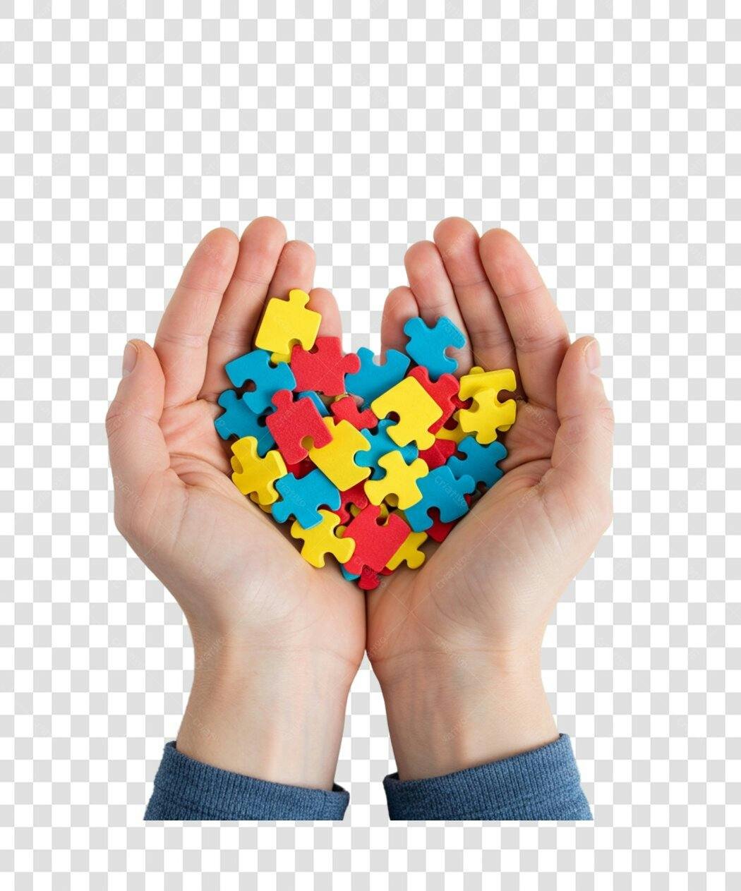 Post Instagram Dia Mundial do Autismo PNG com fundo transparente