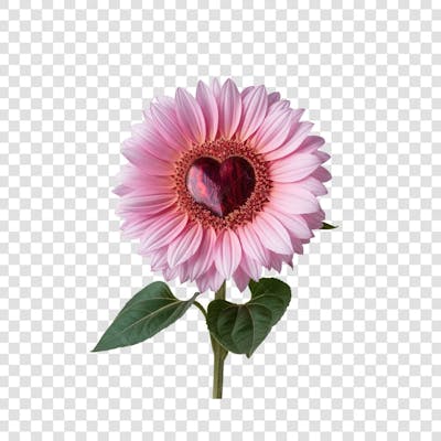 3D render FLORES ROSA VEMELHA COLORIDA AZUL FLOR elemento para composição ícone logo PSD png (146)