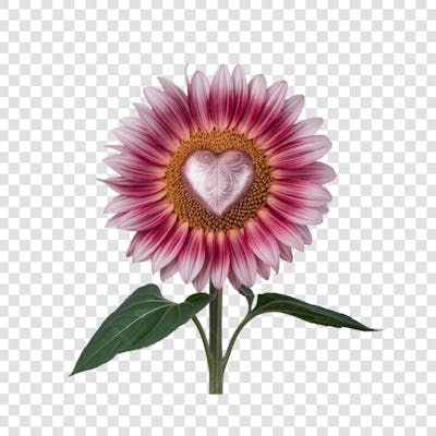 3D render FLORES ROSA VEMELHA COLORIDA AZUL FLOR elemento para composição ícone logo PSD png (152)