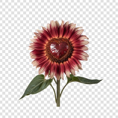 3D render FLORES ROSA VEMELHA COLORIDA AZUL FLOR elemento para composição ícone logo PSD png (135)