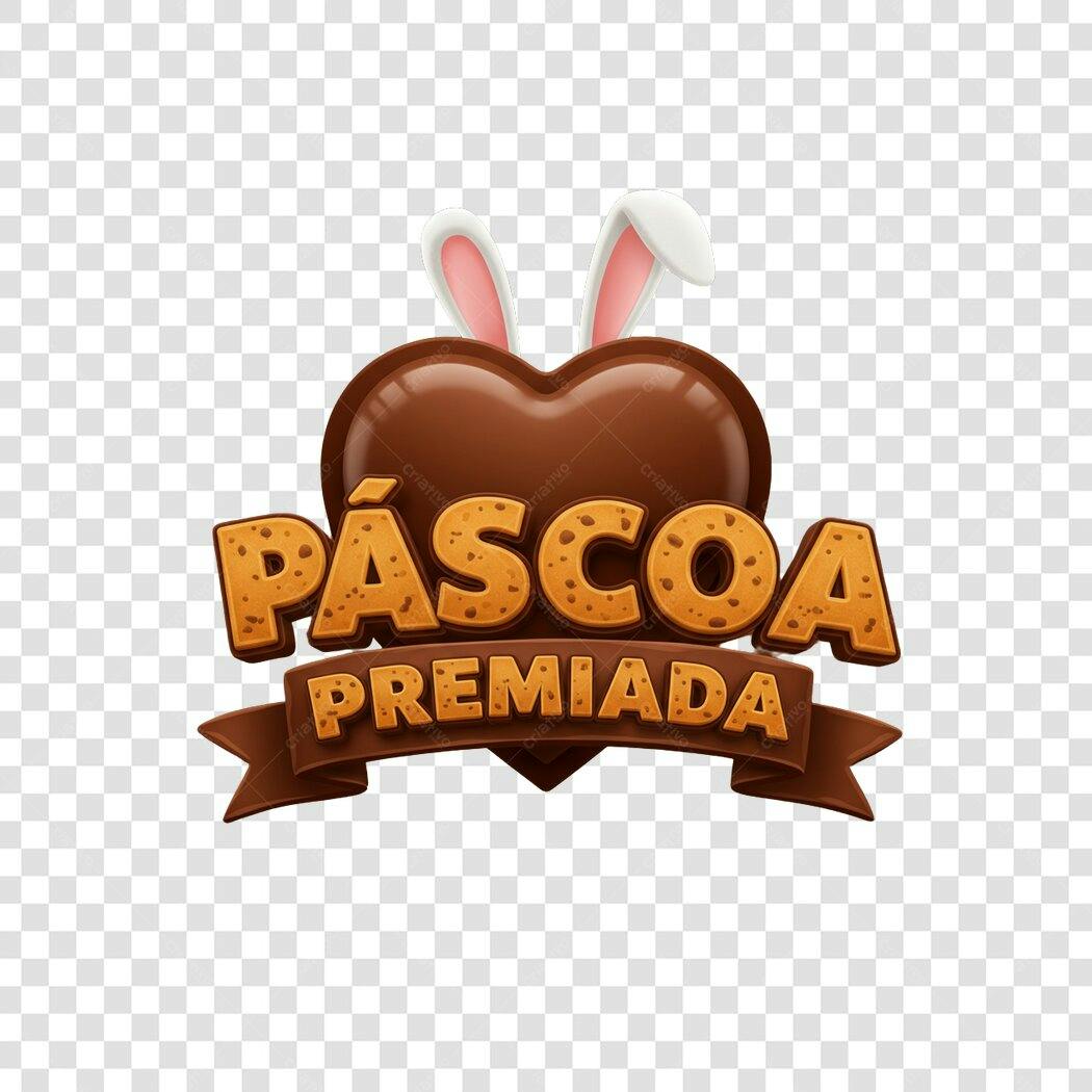 Banner Páscoa Premiada PNG com fundo transparente