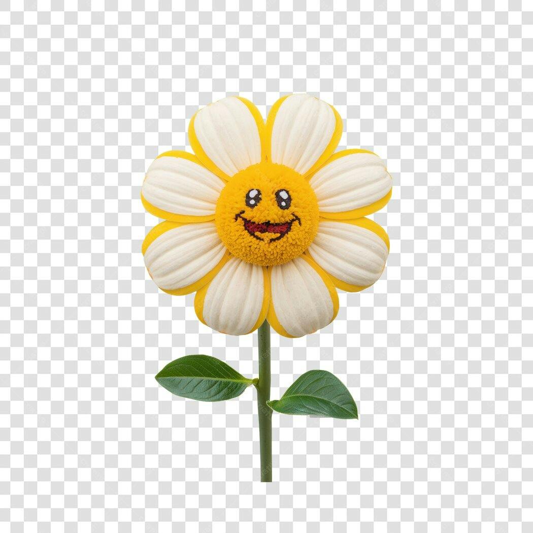 Post Instagram Flor Sorridente PNG com fundo transparente