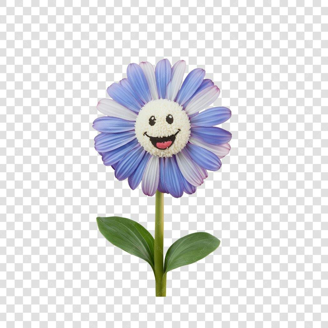 Post Instagram Flor Sorridente PNG com fundo transparente