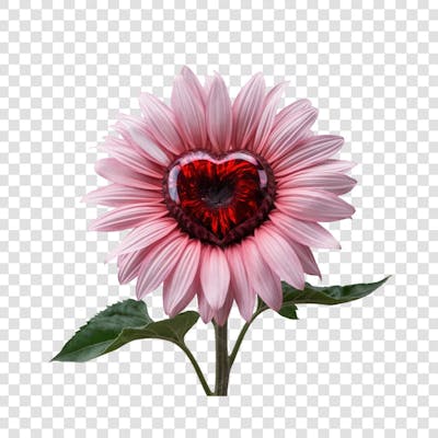 3D render FLORES ROSA VEMELHA COLORIDA AZUL FLOR elemento para composição ícone logo PSD png (148)